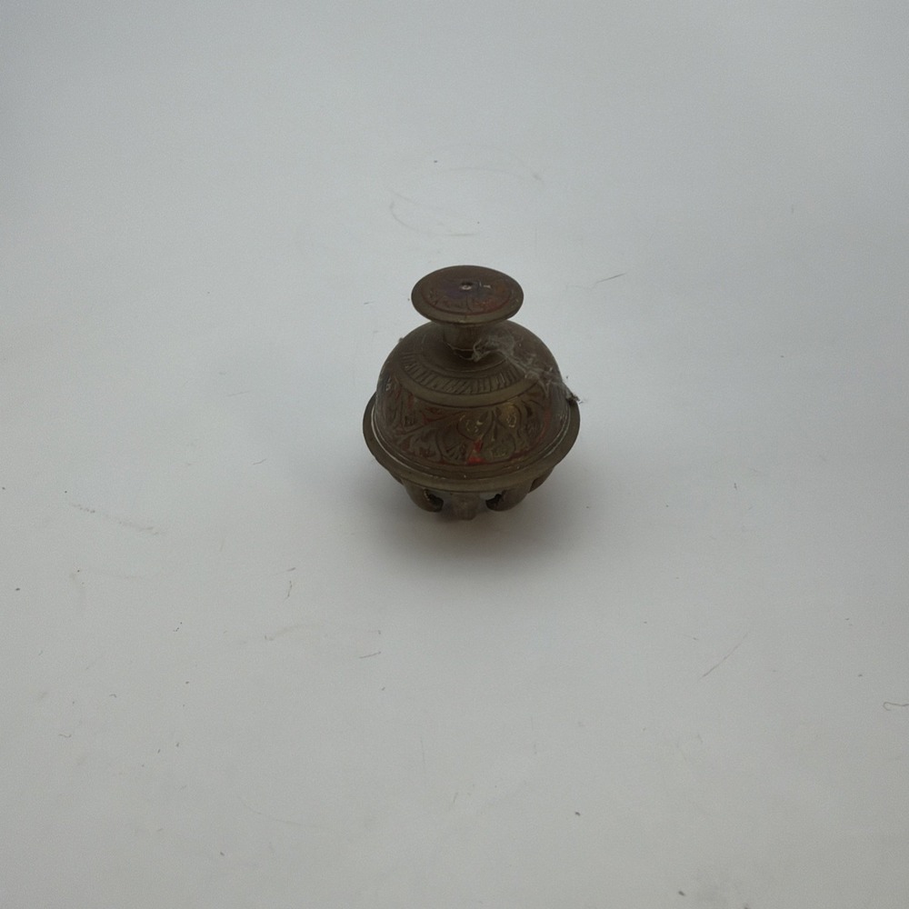 Vintage Round Brass Claw Bell